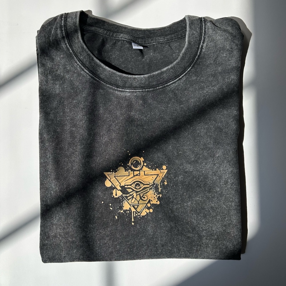 Yu-Gi-Oh! Egyptian Gods Graphic T-shirt Adult/Mens Size S